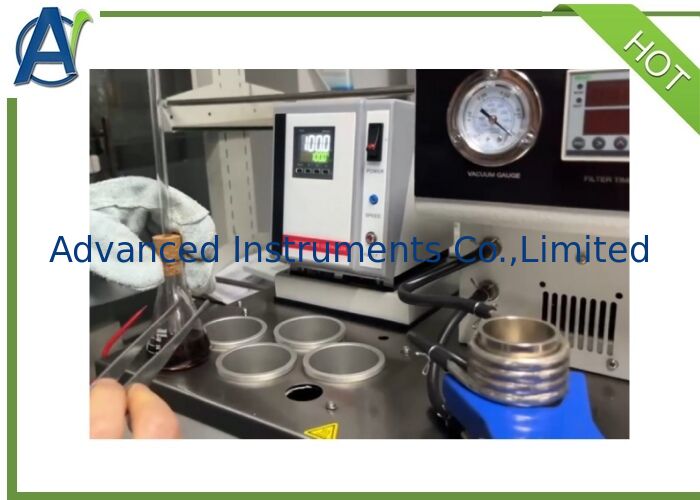 ASTM D4870 and ISO 10307-2 Total Sediment in Residual Fuels Tester