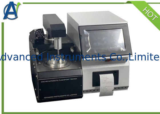 Testeur de points de flash de tasse ouverte de Cleveland entièrement automatique ASTM D92 avec écran LCD