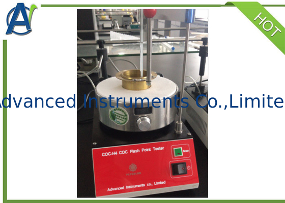 Meilleur vendeur ASTM D92 Cleveland Open Cup Flash Point Test instrument pour l'huile de lubrifiant